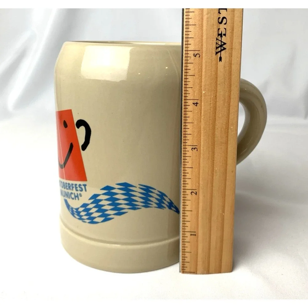 Paulaner Munich Bier Beer‎ Stein Mug Stoneware Vintage Oktoberfest 2002 Germany